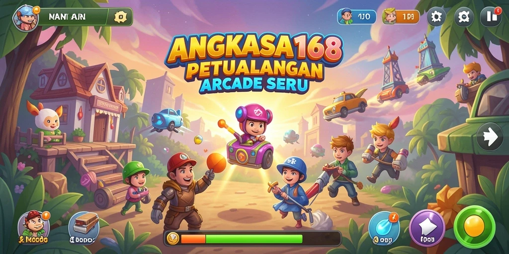 Tangkapan layar permainan ANGKASA168 menampilkan aksi arcade yang menyenangkan.