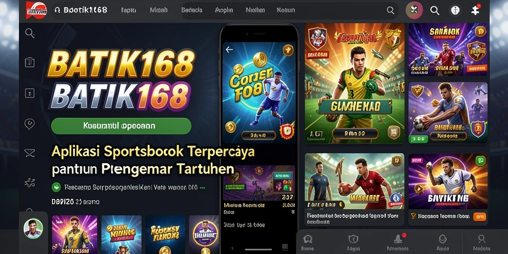 Tampilan gameplay menarik di aplikasi Sportsbook BATIK168.