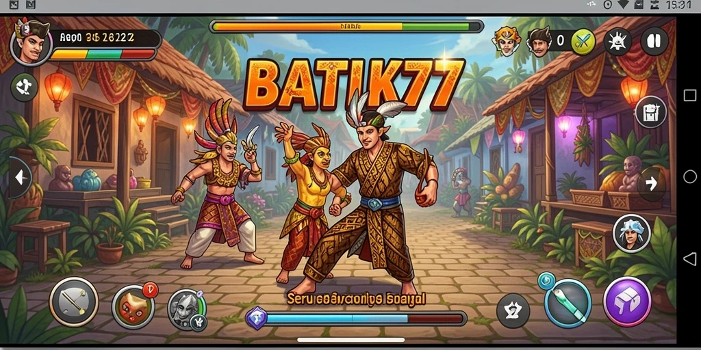 Screenshot utama BATIK77 menampilkan gameplay seru dan grafis menawan.
