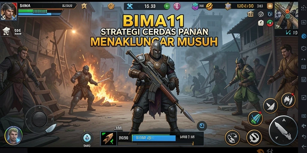 Tampilan gameplay <strong>BIMA11</strong> yang dinamis dan strategi menarik.