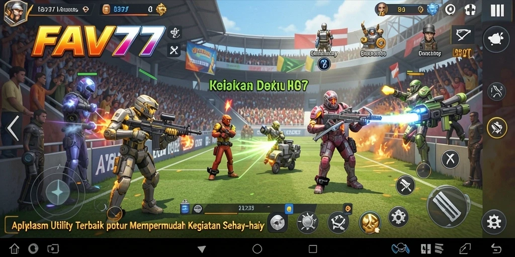 Tampilan utama FAV77 dengan fitur pengelolaan tugas yang efisien.