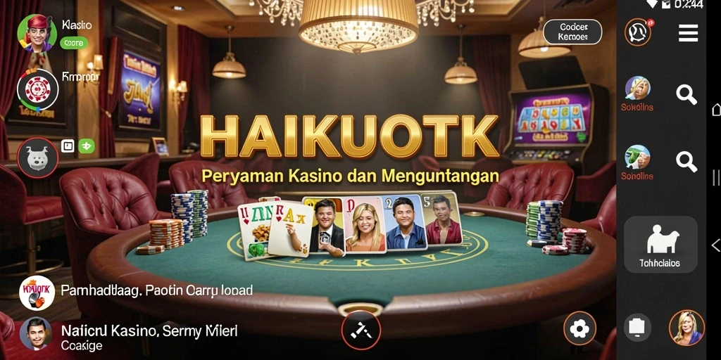 Tampilan menarik dan grafis memukau dari HAIKUOTK saat bermain Kasino.