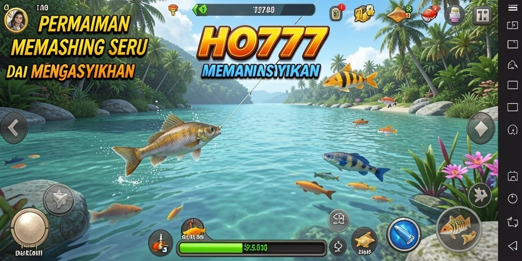 Gameplay seru memancing ikan dengan grafis menawan di HO777.