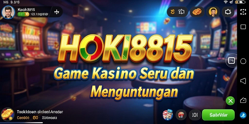 Screenshot gameplay HOKI8815 menampilkan keseruan bermain Kasino.