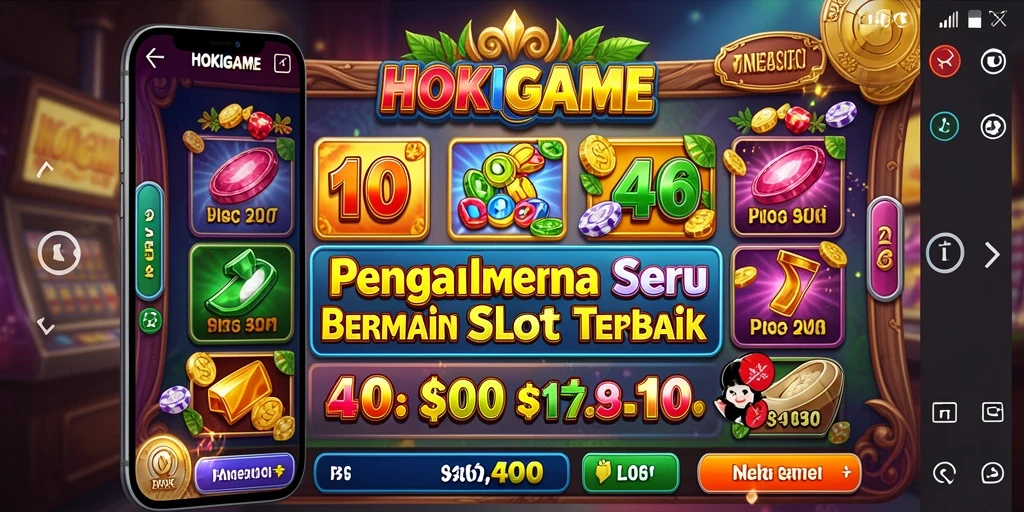 Screenshot HOKIGAME menampilkan gameplay Slot yang menarik dan menghibur.