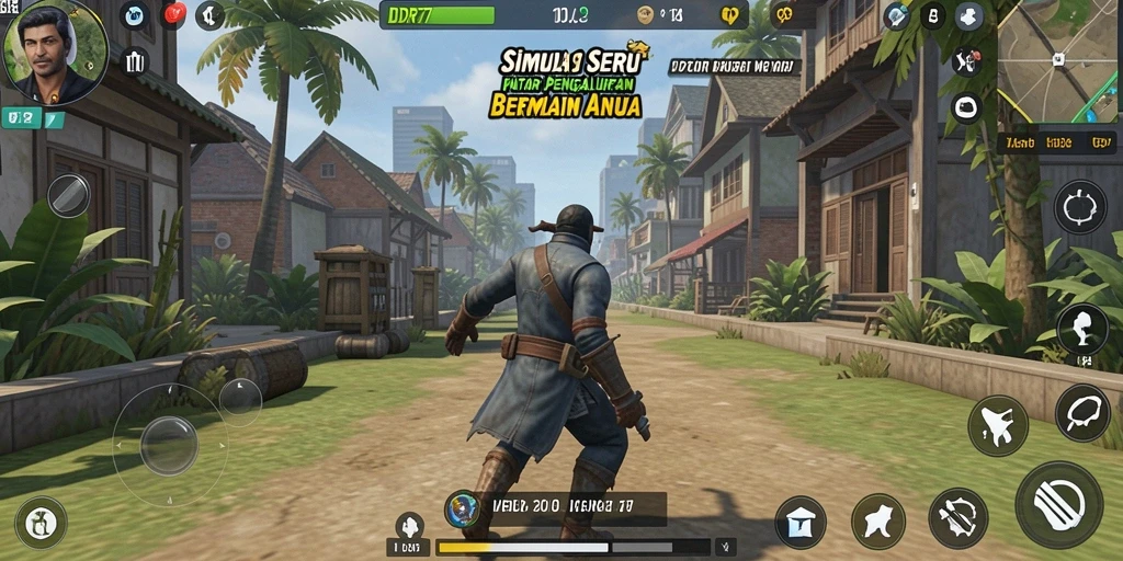 Tampilan gameplay dari IDR77 yang penuh aksi dan strategi.