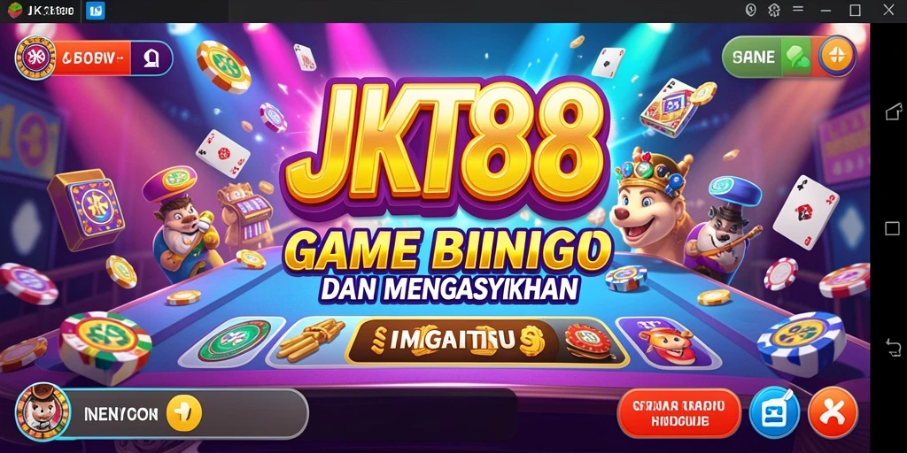 Tampilan screenshot game JKT88 menampilkan gameplay Bingo yang seru dan interaktif.