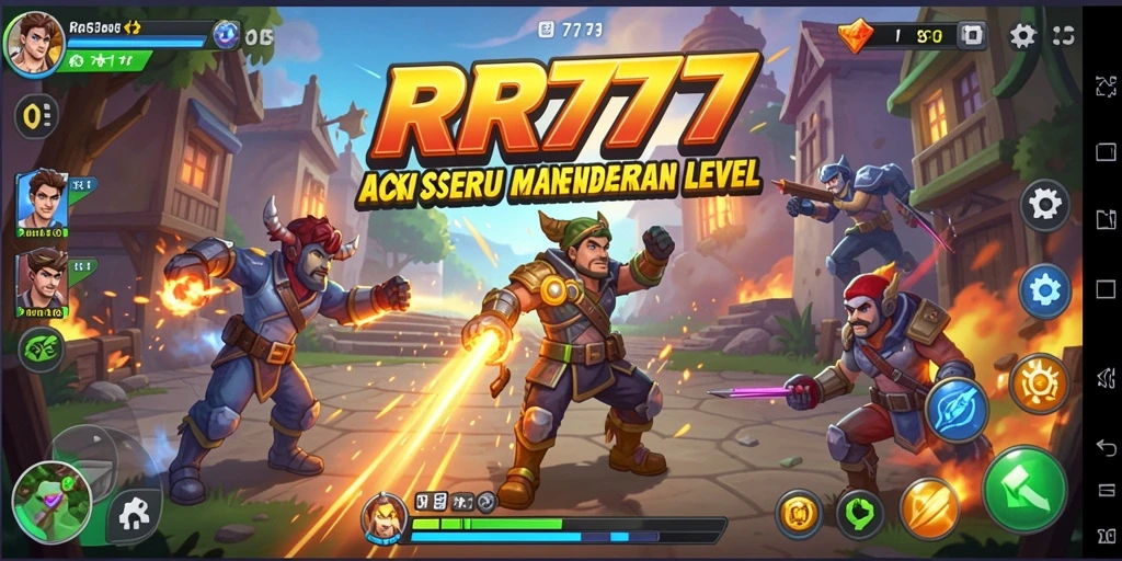 Tampilan gameplay RR777 yang intens dan mendebarkan.
