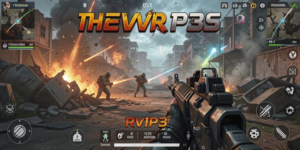 Tangkapan layar dari pertempuran intens dalam RVIP3.