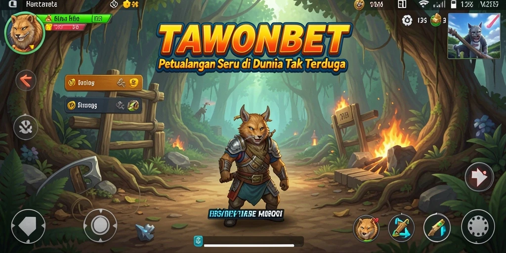 Tampilan gameplay TAWONBET yang mengasyikkan dalam petualangan.