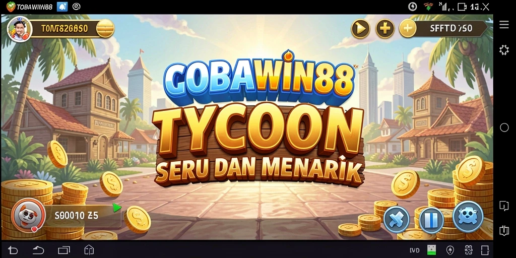 Tampilan gameplay TOBAWIN88 yang menarik dan penuh tantangan Tycoon.