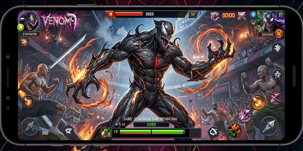 Gameplay menarik dalam VENOM889 dengan aksi olahraga yang seru.